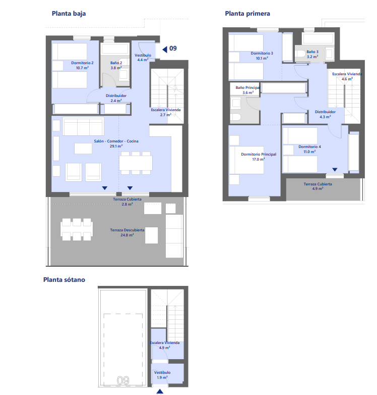 Stadthaus in bester Lage mit Panoramablick auf Manilva floor plan