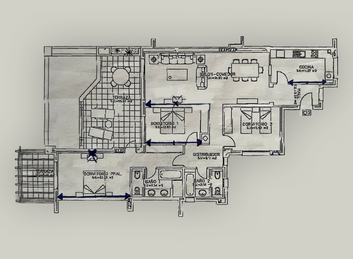 Lujoso Apartamento en Mar Azul, Estepona floor plan