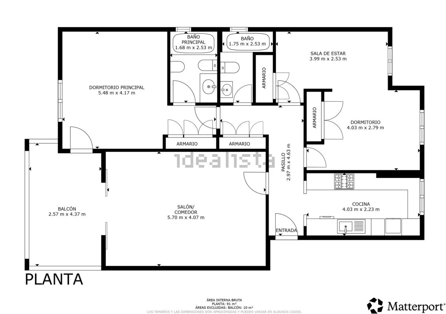 Atico situado en Resort Doña Lola en primera linea de playa floor plan