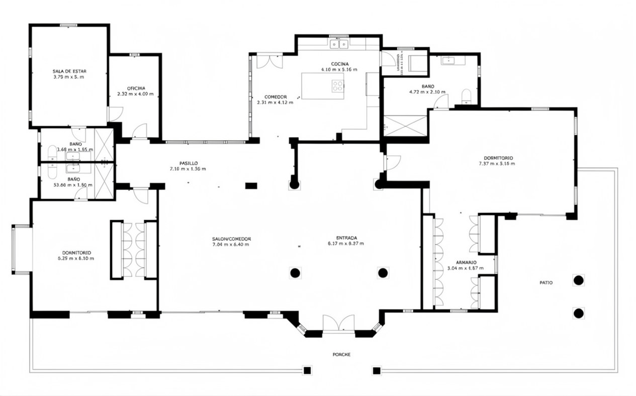 Exclusiva Residencia de un solo nivel que ofrece una vida lujosa y privacidad en Monte Paraiso, Marbella floor plan