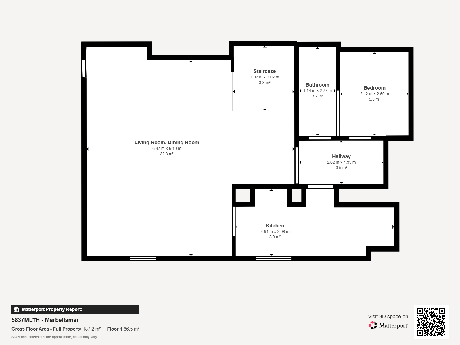 Strandvilla mit Panoramablick auf das Meer in Marbellama mit touristischer Lizenz floor plan 1