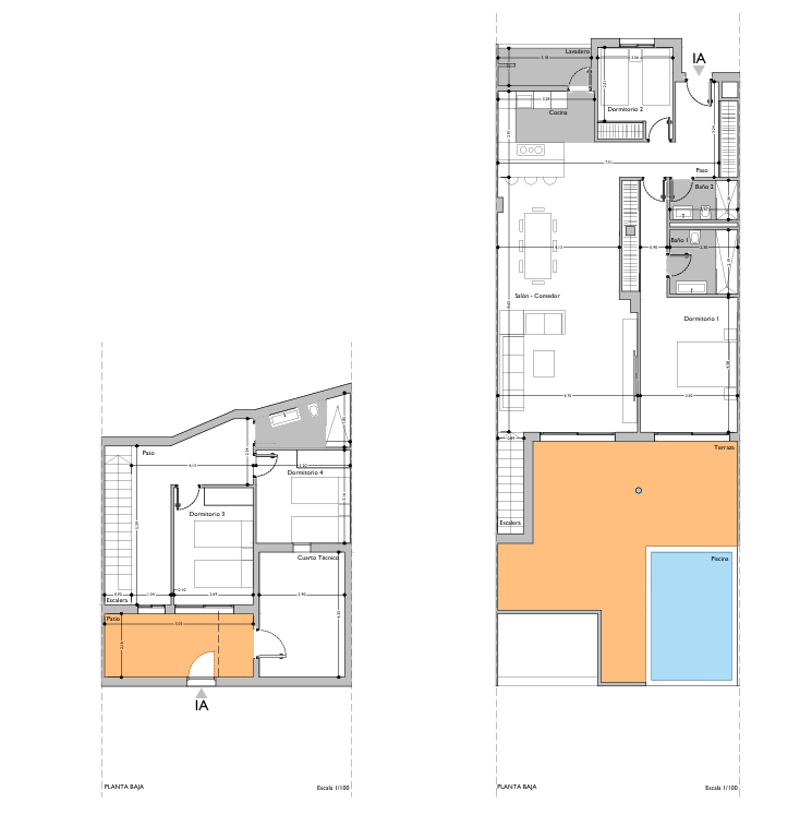 Contemporary 4-Schlafzimmer Duplex in einer prestigious Gated Community floor plan